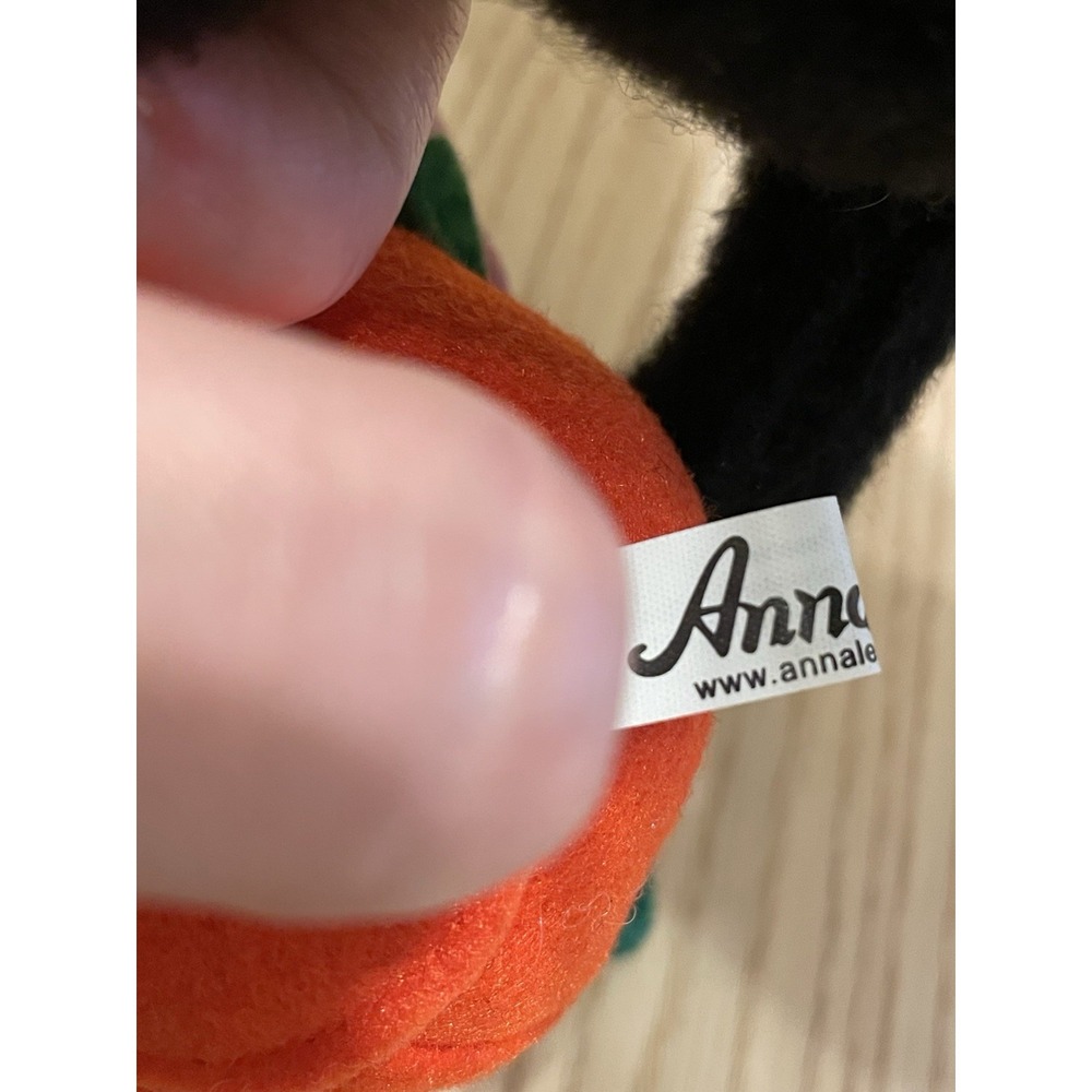 Annalee Dolls Scaredy Cat 6" Halloween Felt Cat Pumpkin Hissing Hand Painted - Picture 5 of 6